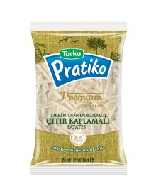 PRAT�KO KAPLAMALI PATATES 7x7 2500g